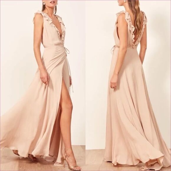 Reformation Dresses & Skirts - Reformation Peppermint Dress in Size S color Dusty Rose